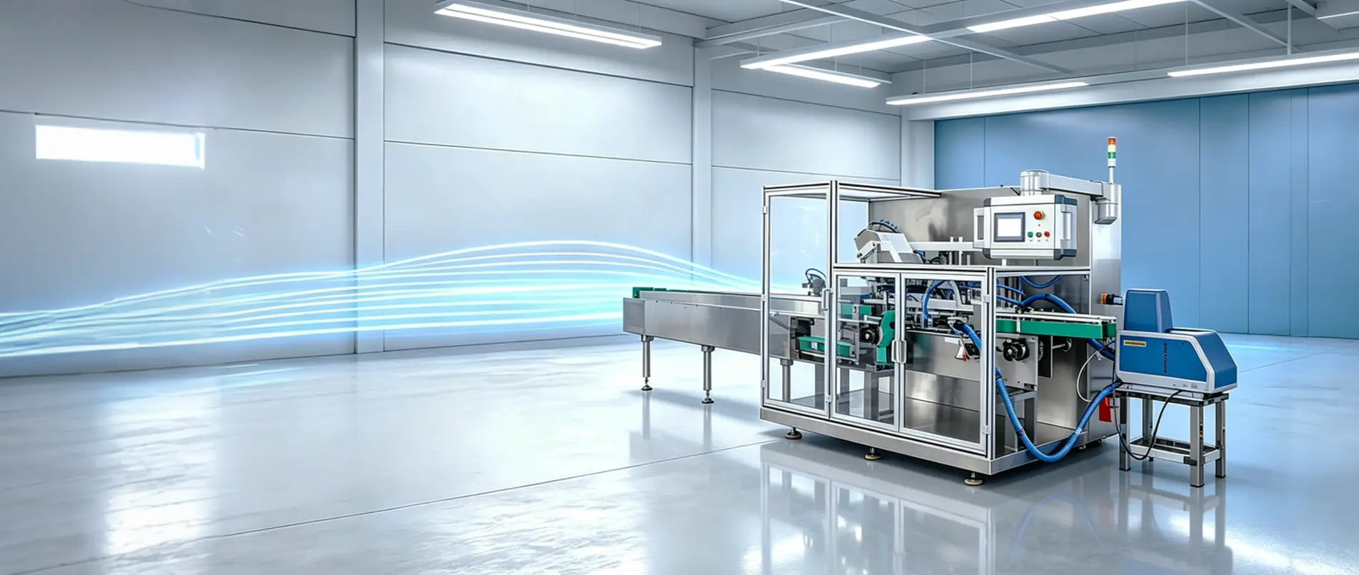 Fabrik for automatisk kassepakningsudstyr