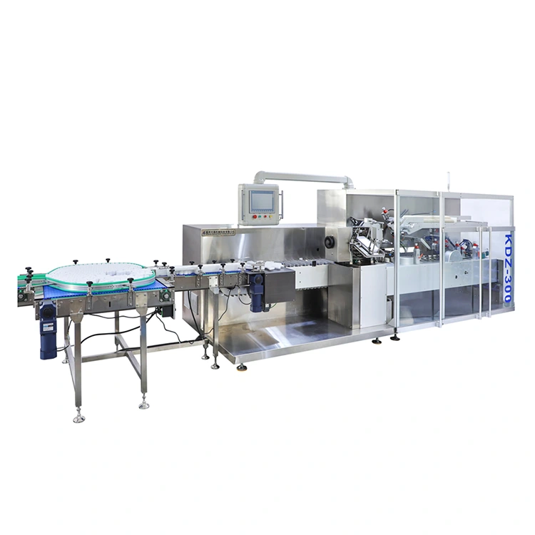 Automatisk medicinflaske kartonmaskine